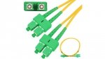 Patchcord Jednomodowy, Duplex, G652D, PVC, 3mm, 2m Extralink SC/APC-SC/APC