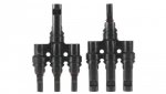 ZŁĄCZE KONEKTOR MC4 TRÓJNIK RÓWNOLEGŁY SOLARNY + - MC4-RR-3