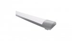 Oprawa sufitowa Cristal 35W LED, 4550lm, 4000K, L:120cm W:8cm, biała/srebrna / 11321
