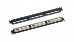 Patch panel 1U/19 cali UTP nieekranowany 24 porty kat. 6 złącza LSA Q-LANTEC - Q-LANTEC