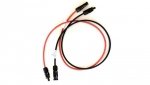 Set kabel fotowoltaiczny 4mm2 czerwony i czarny PV ze złączkami MC4 2x3m