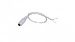 Gniazdo DC 2,1/5,5 na kablu 30cm biały kabel podwó