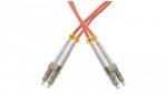 Patchcord światłowodowy FO MM LC-LC duplex 50/125 OM2 2m WAVE OPTICS