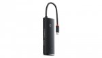 Baseus Lite Series wielofunkcyjny HUB USB Typ C - 2 x USB 3.0 / USB Typ C / HDMI 1,4 / SD/TF OTG cza