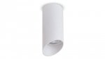 Oprawa natynkowa / tuba Maclean, punktowa, okrągła, aluminiowa, GU10, 55x130mm, kolor biały, MCE360 W