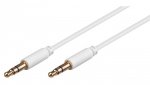 Kabel łączący jack 3,5 mm, pozłacany - Długość kabla 0.5 m