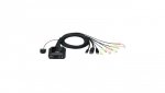 ATEN CS52DP 2-portowy przełącznik KVM z USB typu C na kabel hybrydowy DP