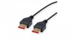 ROLINE Kabel DisplayPort, DP v1.4, M/M, DUN, czarny, 1,5 m