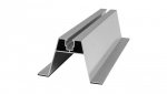 Mostek na blachę trapezową Uchwyt trapezowy aluminiowy szyna montażowa 300x70mm do paneli PV