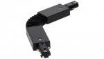 Łącznik elastyczny do szyny, giętki MEVA PRO Flex Connector-A Black, czarny EDO777529 EDO