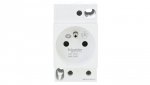 Gniazdo modułowe 2P+Z 16A 250V na szynę iPC A9A15306