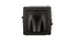 DECO Mechanizm wypustu kablowego czarny mat 12DWPK