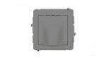 DECO Mechanizm wypustu kablowego szary mat 27DWPK