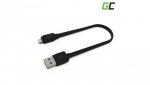 Kabel Green Cell GCmatte USB - Lightning 25cm do iPhone, iPad, iPod, szybkie ładowanie