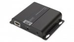 Przedłużacz/Extender HDMI IP/Cat.5/6/7 120m 4K 30Hz UHD PoE HDCP 1.4 IR audio (odbiornik) DS-55125
