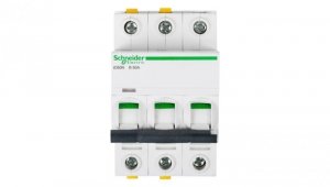 Wyłącznik nadprądowy 3P B 50A 6kA AC iC60N-B50-3 A9F03350