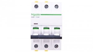 Wyłącznik nadprądowy 3P C 0,5A 6kA AC iC60N-C0,5-3 A9F04370