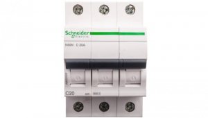 Wyłącznik nadprądowy 3P C 20A 6kA AC K60N A9K02320