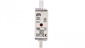 Wkładka bezpiecznikowa NH000 10A gG 500V 004181204