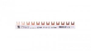 Szyna łączeniowa 1P 63A 10mm2 widełkowa (12mod.) S-12 E.4300