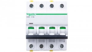 Wyłącznik nadprądowy 4P C 16A 6kA AC iC60N-C16-4 A9F04416