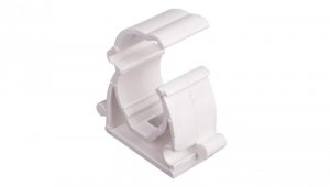 Uchwyt zamknięty do rur 16mm biały UZ 16 10181 /100szt./