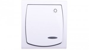MADERA Przycisk hermetyczny /światło/ z podświetleniem IP44 biały ŁNH-5NS/00