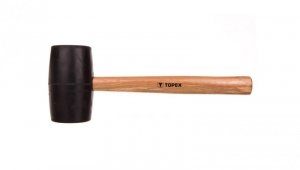 Młotek gumowy 680g śr. 63mm trzonek drewniany 02A345