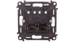 VALENA LIFE Gniazdo komputerowe podwójne RJ45 kat.6a UTP 753045