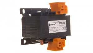 Transformator 1-fazowy bezpieczeństwa STM 50 230/ 24V 2,1A, Ta 40, 16224-9888