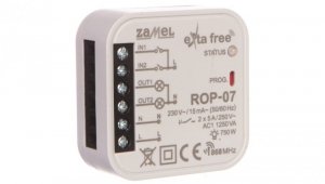 Radiowy odbiornik dopuszkowy 2-kanałowy ROP-07 EXF10000104