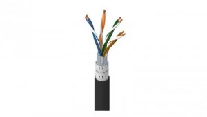 Kabel teleinformatyczny przemysłowy SF/UTP kat.5e 4x2x26AWG linka PVC BL-74002E.01500 /bębnowy/