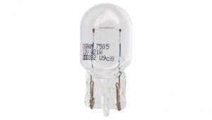 Żarówka samochodowa 12V 21W W21W W3x16d 7505