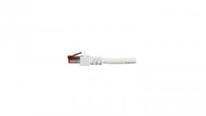 Patchcord SFTP 0,5m Cat.6 LSZH biały