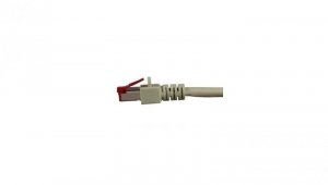 Patchcord SFTP 1m Cat.6 LSZH szary