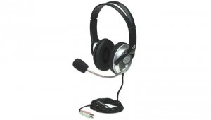 Słuchawki Komputerowe Classic Stereo z Mikrofonem Jack 3.5mm