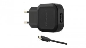 Qoltec Ładowarka sieciowa 12W 5V 2.4A USB + kabel Micro USB