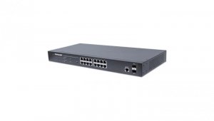 Switch Gigabit zarządzalny 16x RJ45 PoE+ / 2 sloty SFP 561198