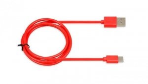 Kabel IBOX IKUMTCR (USB 2.0 typu A - USB typu C 1m kolor czerwony)