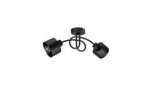Lampa LOFT ABI P6 czarna 2xE27 plafon