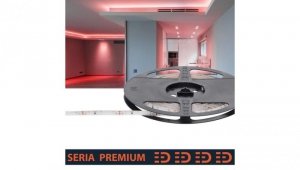 Taśma Premium IP63 12V 60led czerwona SMD2835 (5)