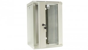 Szafa wisząca RACK 10 cali 9U 300mm szara NEKU TS
