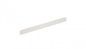 Panel maskujacy do szafy RACK 19 cali 1U szary