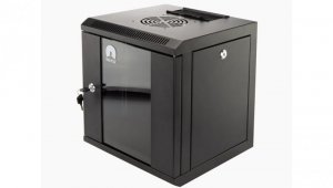 Szafa wisząca RACK 10 cali 6U 300mm czarna NEKU TS