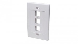 3-Portowy Panel Na Moduły Keystone Do Puszki 517874 IWP-MD PSTR-3W