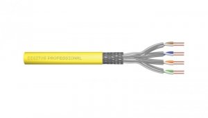 Kabel teleinformatyczny S/FTP kat.7A LS0H drut żółty Dca DK-1743-A-VH-1 /100m/