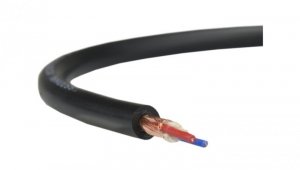 Przewód mikrofonowy PM-01 2x0,22 czarny Technokabel /100m/