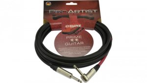 KLOTZ Pro Artist Kabel instrumentalny Audio Jack 6,3mm Mono (wtyk kątowy / wtyk) 6m