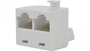 Rozdzielacz telefoniczny RJ45 8P8C 1 wtyk / 2 gniazda kat.3