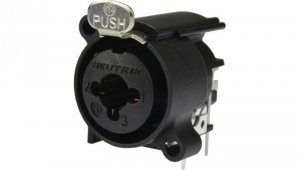 NEUTIRK Gniazdo tablicowe panelowe Combo XLR (3-pin) + Jack 6,3mm Stereo NCJ6FA-H